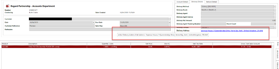 Change Delivery Address On a Print Form – Intact iQ Hub