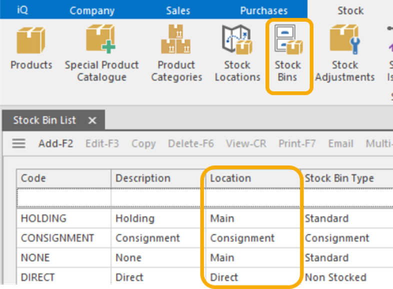 How to See All the Stock Bin Locations Intact iQ Hub