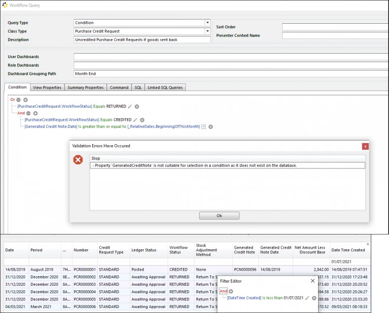 Enable use of Audit Trail data and Calculated fields as conditions in ...